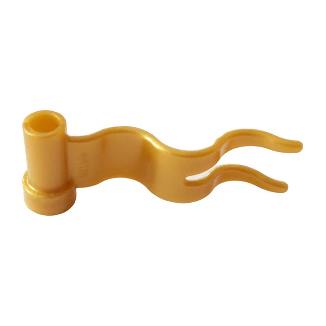 LEGO Flag 4 x 1 Wave Right, Streamer, Pearl Gold [4495b] 6268949
