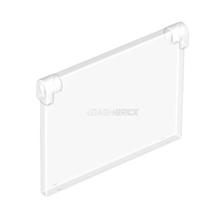 LEGO Glass for Window 1 x 4 x 3 - Opening, Trans-Clear [60603] 6253734