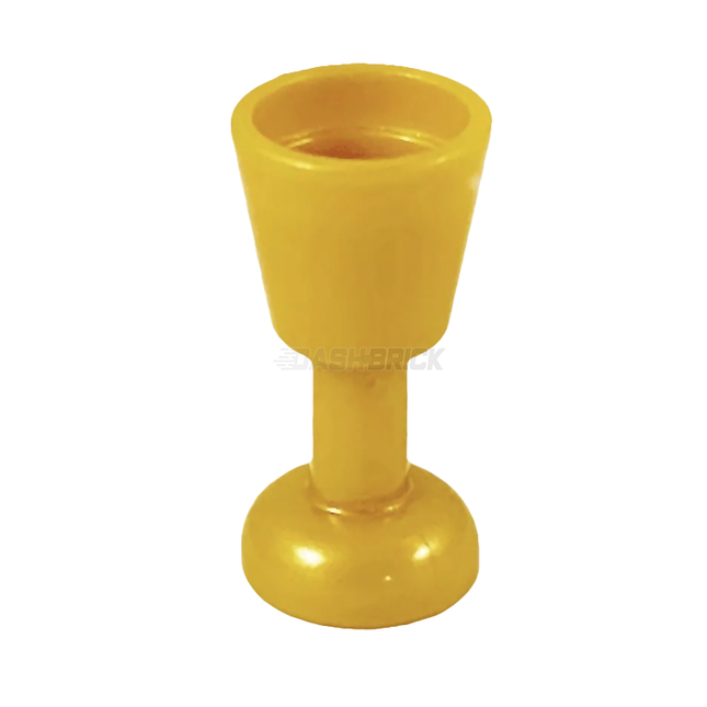 LEGO Minifigure Accessory - Wine Glass/Goblet, Pearl Gold [2343] 4505990
