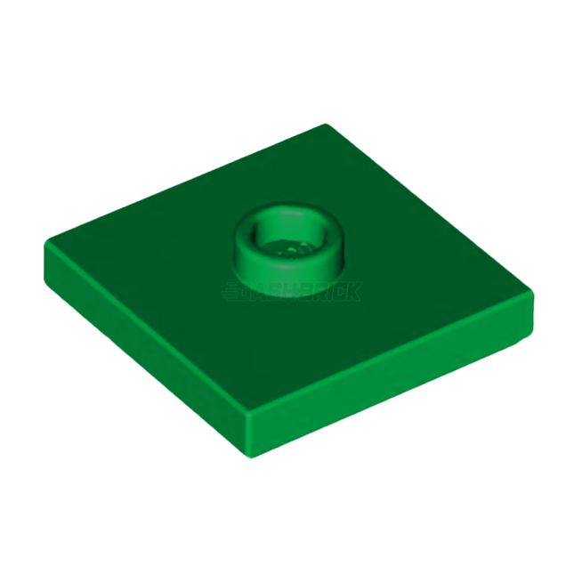 LEGO Plate, Modified 2 x 2, 1 Stud in Center, Green [87580] 6389692