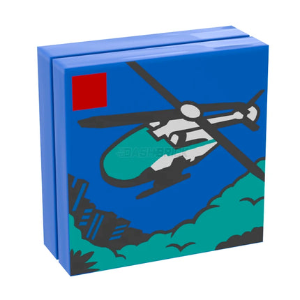 LEGO Minifigure Accessory - Tile, LEGO® City Set 60405 Emergency Rescue Helicopter Box Art [3068pb2475]