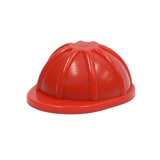 LEGO Minifigure Part Hat, Helmet Construction, Safety, Red [3833