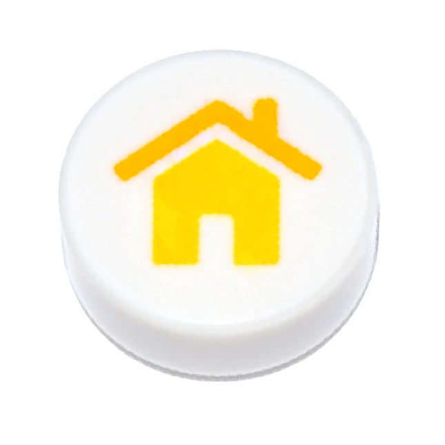 LEGO Minifigure Accessory - Tile, Yellow House, Chimney (1 x 1 Tile) [98138pb434] 6489661
