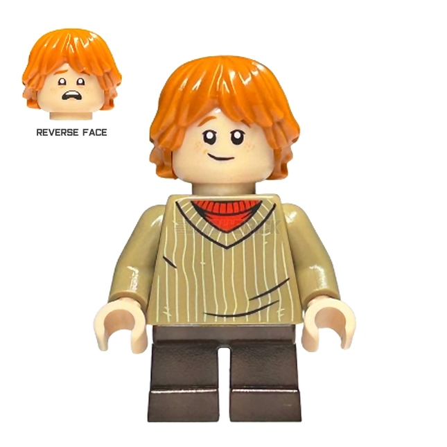 LEGO Minifigure - Ron Weasley, Dark Tan Sweater [HARRY POTTER]