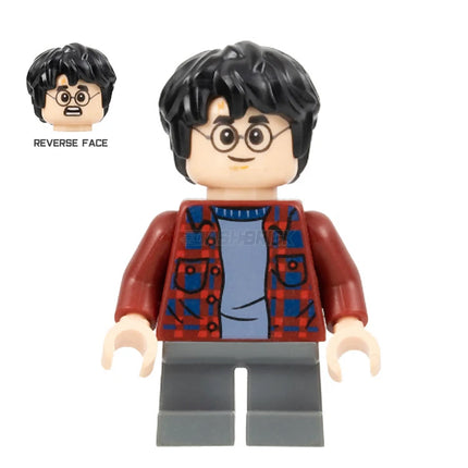 LEGO Minifigure - Harry Potter, Red Plaid Flannel Shirt (2018) [HARRY POTTER]
