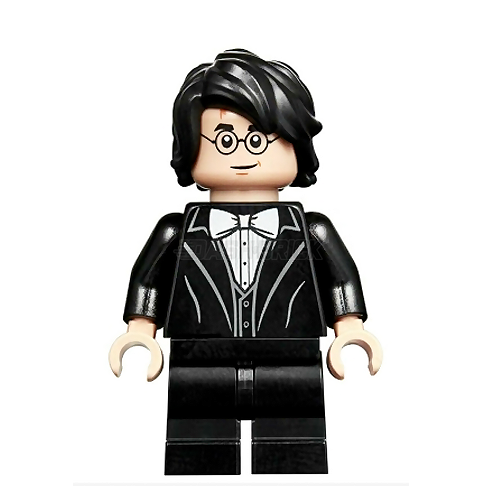 LEGO Minifigure - Harry Potter - Black Suit, White Bow Tie, Formal, Medium Legs [HARRY POTTER]