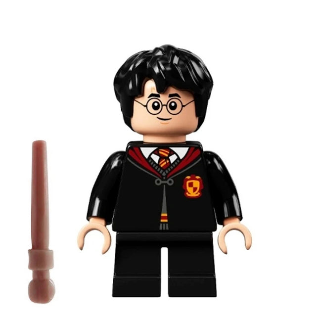 LEGO Minifigure - Harry Potter - Gryffindor Robe Clasped, Sweater, Shirt and Tie, Black Short Legs (2021) [HARRY POTTER]