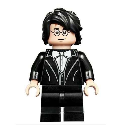 LEGO Minifigure - Harry Potter, Black Suit, White Bow Tie [HARRY POTTER]