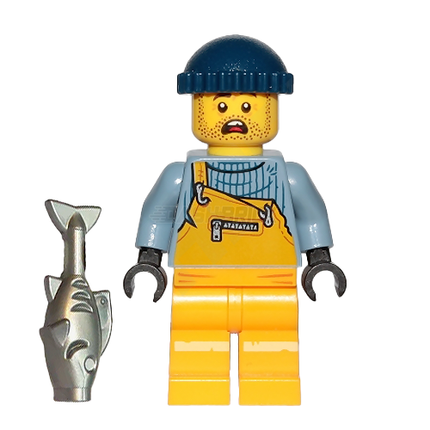 LEGO Minifigure - Jonas Jr. The Fisherman [Hidden Side/CITY]