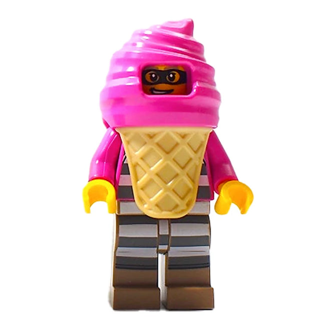 LEGO Minifigure - Ice Cream Suit, Dark Pink (2022) [CITY]