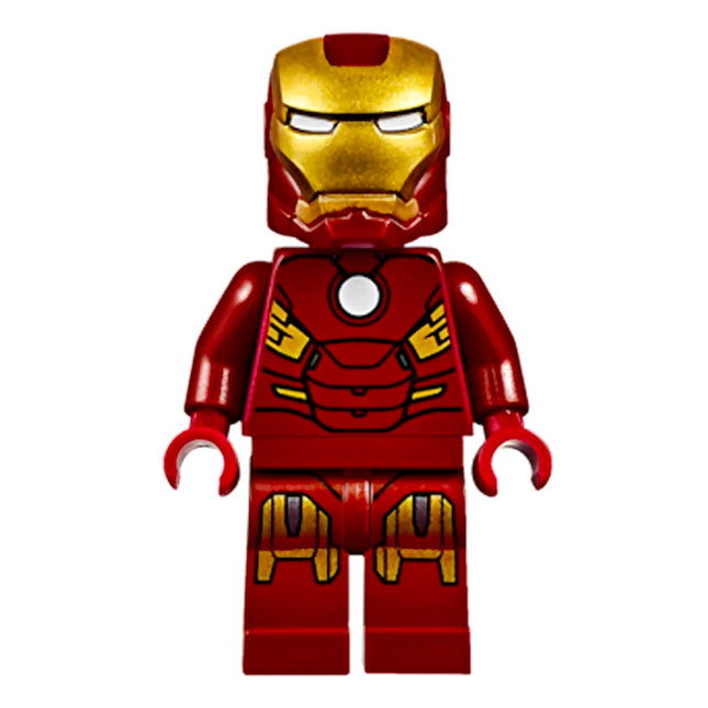 LEGO Minifigure - Iron Man - Mark 7 Armor, Small Helmet Visor (2016) [MARVEL]