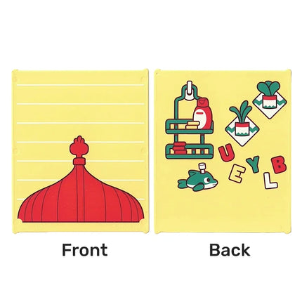 LEGO Glass Insert for Window/Frame 1 x 6 x 6, Roof Spire/Hanging Shower Rack, Bath Toys and Letters, Bright Light Yellow [42509pb16] 6536519