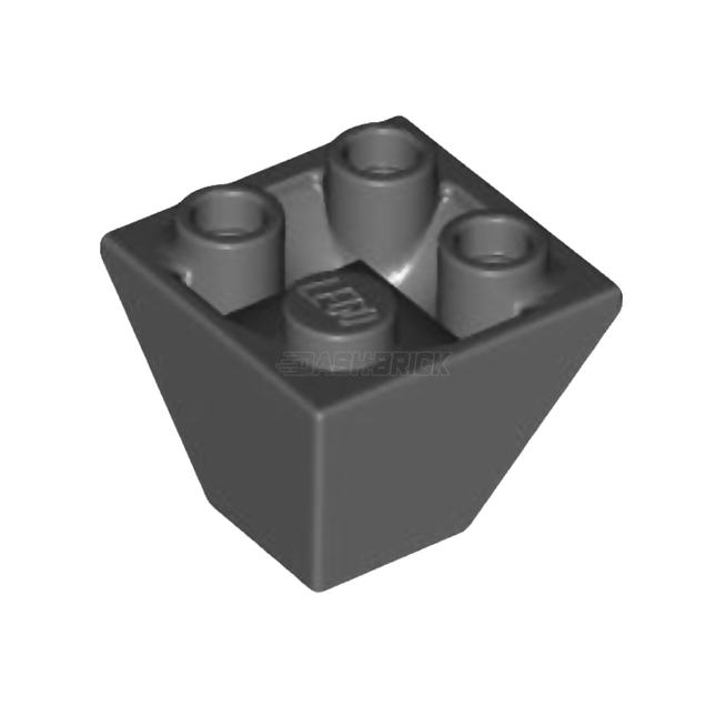 LEGO Slope, Inverted 45 2 x 2 Double Convex, Dark Grey [3676] 4210862