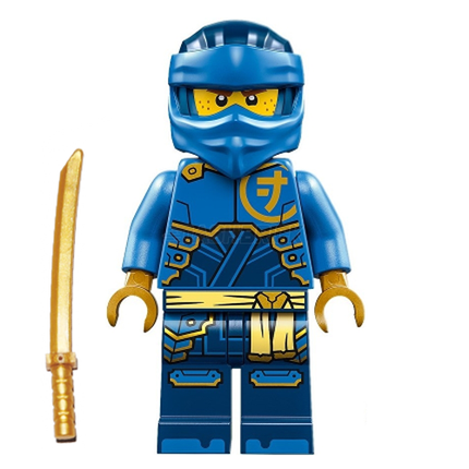 LEGO Minifigure - Jay - Dragons Rising, Head Wrap [NINJAGO]