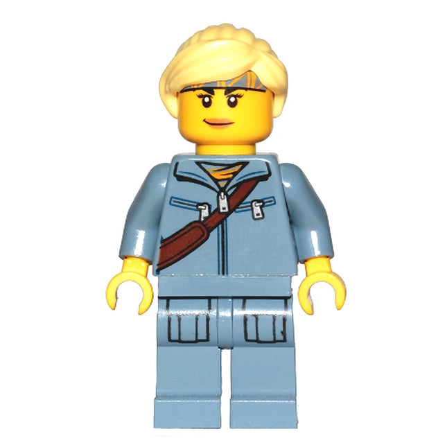 LEGO Minifigure - "Jessica Sharpe", Jacket, Bag, Headband (2020) [CITY]