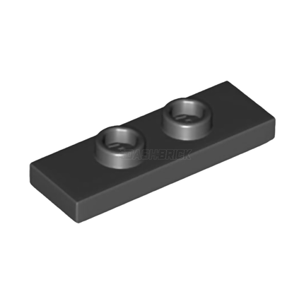 LEGO Plate, Modified 1 x 3 with 2 Studs (Double Jumper), Dark Grey [34103] 6343852
