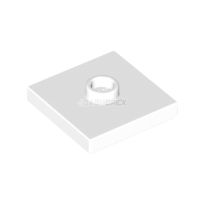 LEGO Plate, Modified 2 x 2, 1 Stud in Center, White [87580] 6126046