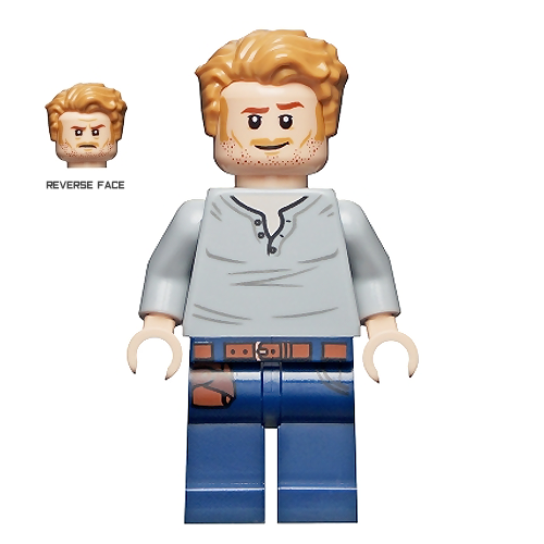 LEGO Minifigure - Owen Grady - Open Neck Shirt [JURASSIC WORLD]