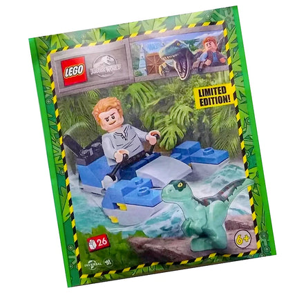 LEGO® Jurassic World: Owen with Swamp Speeder and Raptor (2023) [122331]
