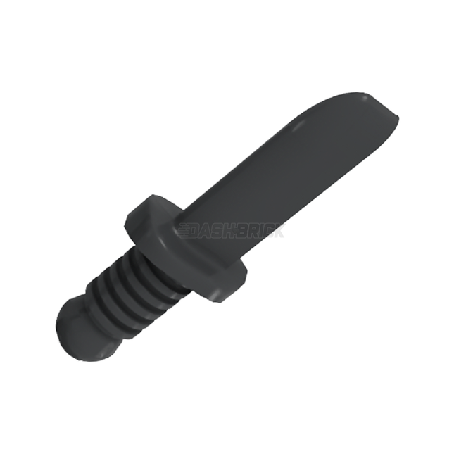 LEGO Minifigure Accessory - Weapon Knife/Dagger, Dark Grey [44658a] 4219836