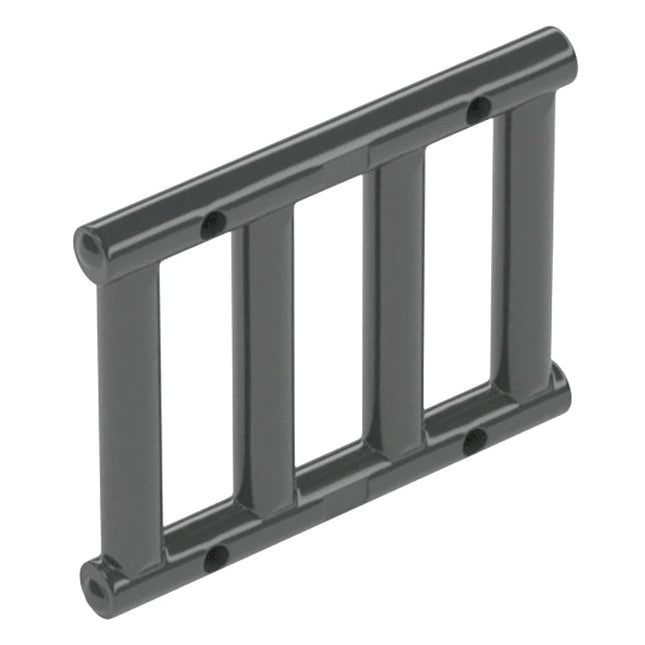 LEGO Bar 1 x 4 x 3 Grille with End Protrusions, Ladder, Dark Grey [62113] 4521886