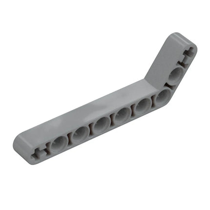 LEGO Technic, Liftarm, Modified Bent Thick 1 x 9 (7 - 3), Light Grey [32271] 6276836