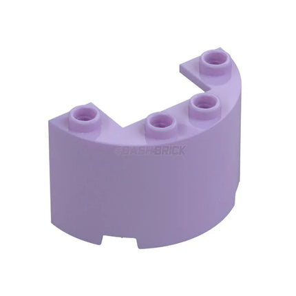 LEGO Cylinder Half 2 x 4 x 2 with 1 x 2 Cutout, Lavender [24593] 6300088