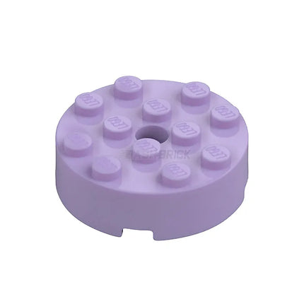 LEGO Brick, Round 4 x 4 with Hole, Lavender [87081] 6172421