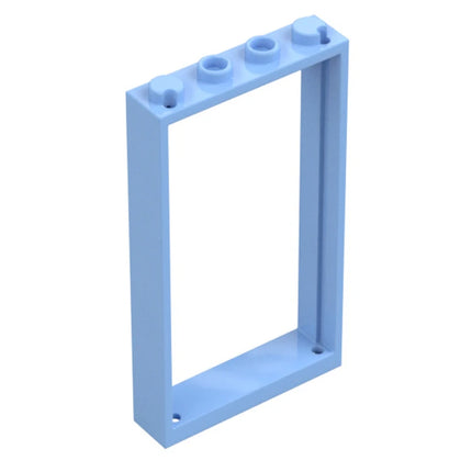 LEGO Door Frame 1 x 4 x 6, Two Holes, Bright Light Blue [60596 / 40289] 6337279