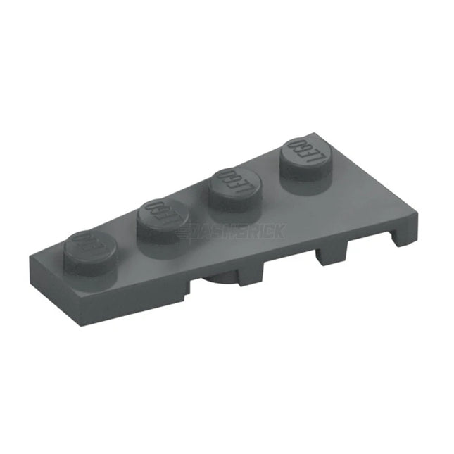 LEGO Wedge, Plate 4 x 2 Left, Dark Grey [41770] 4210788