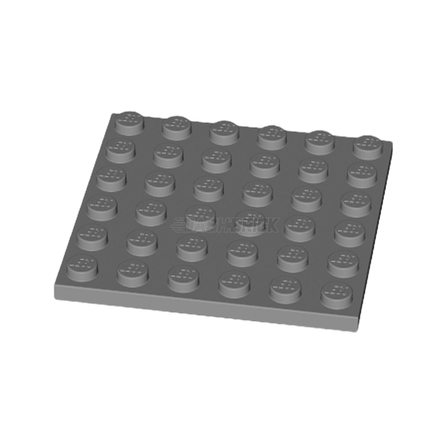 LEGO Plate 6 x 6, Dark Grey [3958] 4211134