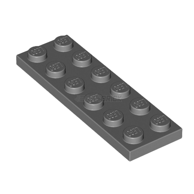 LEGO Plate 2 x 6, Dark Grey [3795] 4211002
