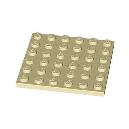 LEGO Plate 6 x 6, Tan [3958] 4125217