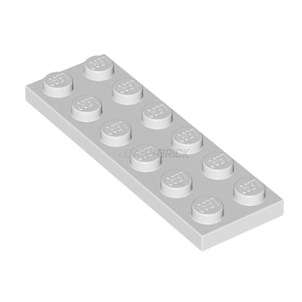 LEGO Plate 2 x 6, White [3795]