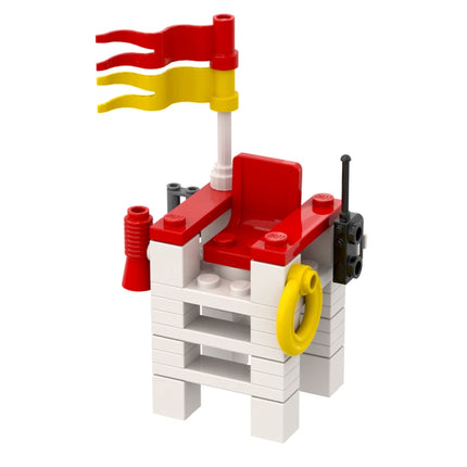 LEGO "Lifeguard Tower" - Beach Rescue Chair with Accessories [MiniMOC]