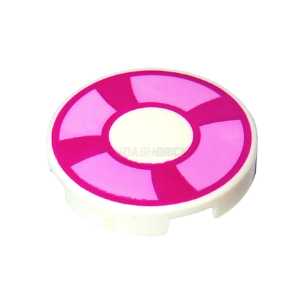 LEGO Minifigure Accessory - Life Preserver, Flotation Ring, Magenta [14769pb002] 6052202