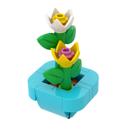 LEGO "Brickanicals #6" Yellow & White Lily's [MiniMOC]