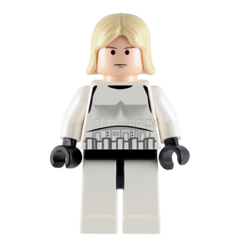 LEGO Minifigure - Luke Skywalker - Stormtrooper Outfit (2008) [STAR WARS]