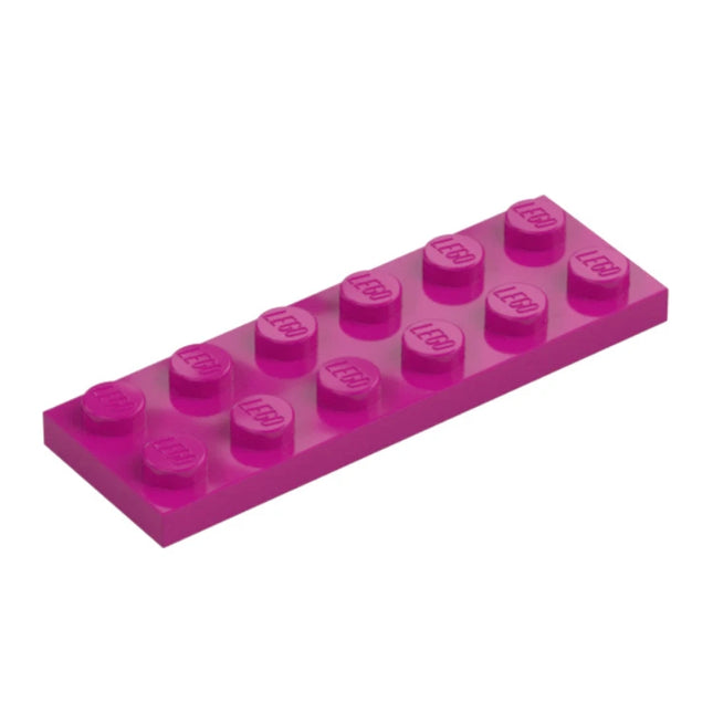 LEGO Plate 2 x 6, Dark Pink [3795] 6289701
