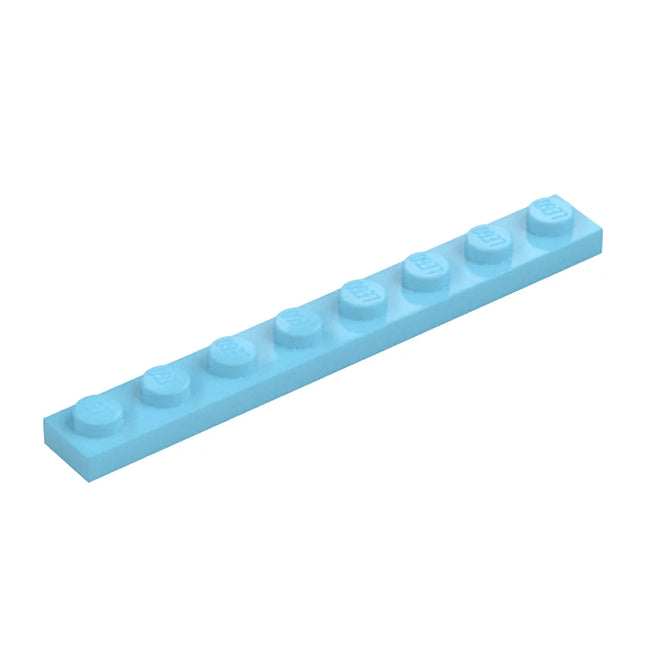 LEGO Plate 1 x 8, Medium Azure [3460] 6074793