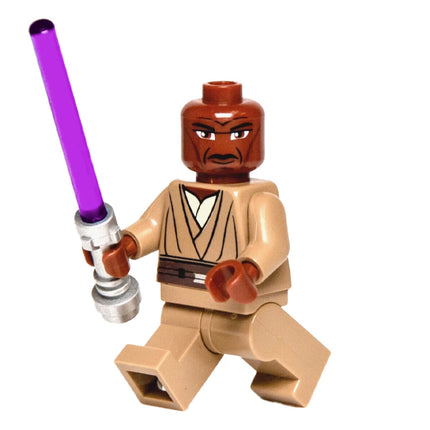 LEGO Minifigure - Mace Windu - Large Eyes, Clone Wars (2009) [STAR WARS]