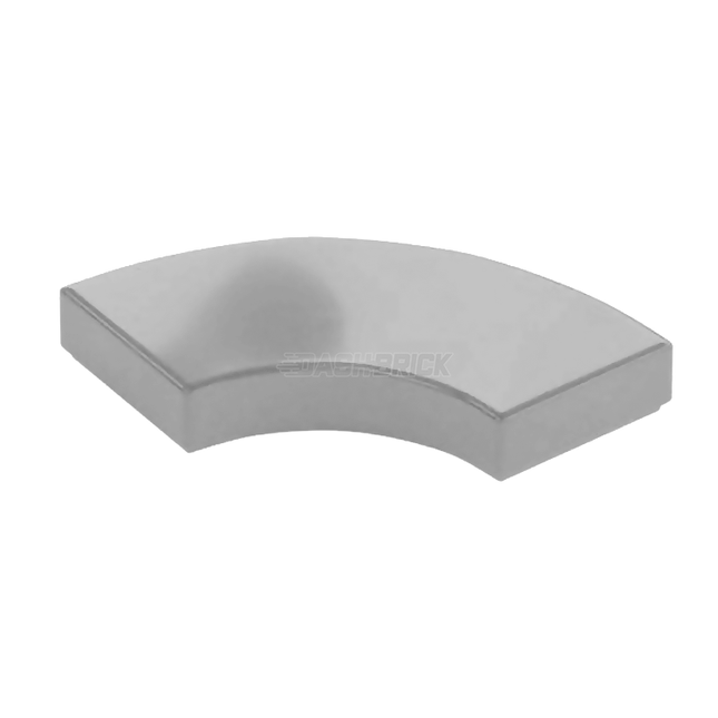 LEGO Tile, Round Corner 2 x 2 Macaroni, Light Grey [27925] 6163990