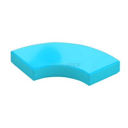 LEGO Tile, Round Corner 2 x 2 Macaroni, Medium Azure [27925] 6258069