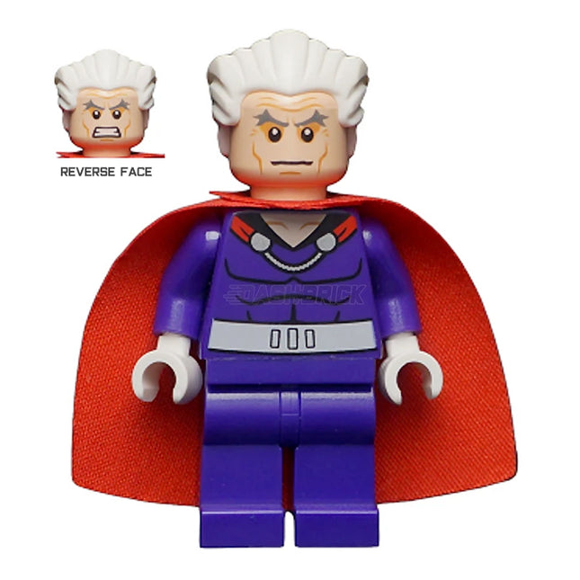 LEGO Minifigure - Magneto - Dark Purple Outfit, X-Men (Original 2014) [DC Comics]
