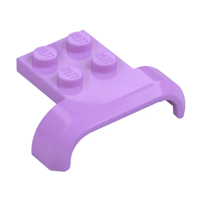LEGO Vehicle, Mudguard 4 x 3 x 1 with Arch Curved, Medium Lavender [28326] 6467054