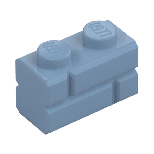 LEGO Brick, Modified 1 x 2, Masonry Profile, Sand Blue [98283] 6417947