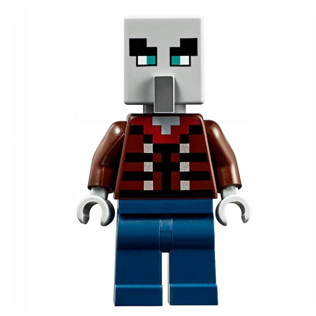 LEGO Minifigure - Illager (Vindicator) - Wide Eyes (2020) [MINECRAFT]