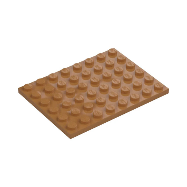 LEGO Plate 6 x 8, Medium Nougat [3036] 6397821
