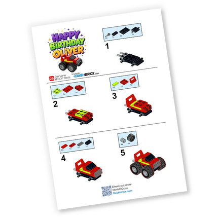 LEGO "Monster Truck - Party Favour" - Perfect of Themed Birthday Parties! [MiniMOC]