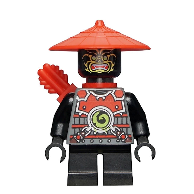 LEGO Minifigure - Stone Army Scout - Yellow Face, Red Quiver, Short Legs (2013) [NINJAGO]
